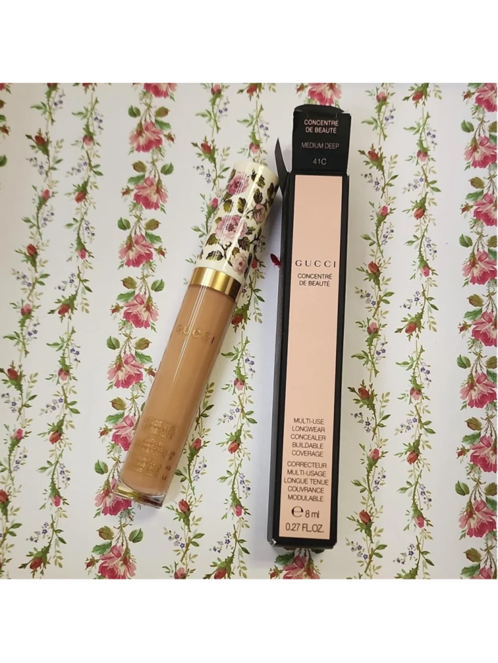 Gucci Concentre de Beute Concealer in shade 41C Medium Deep #gucci #concealer